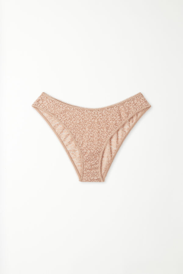 Recycled Lace High-Cut Panties  