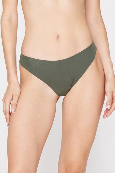 Culotte Br&eacute;silienne Sans Couture Coton Biologique Dentelle Recycl&eacute;e