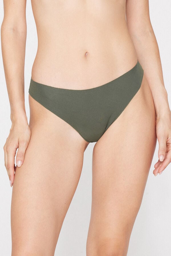Culotte Br&eacute;silienne Sans Couture Coton Biologique Dentelle Recycl&eacute;e  
