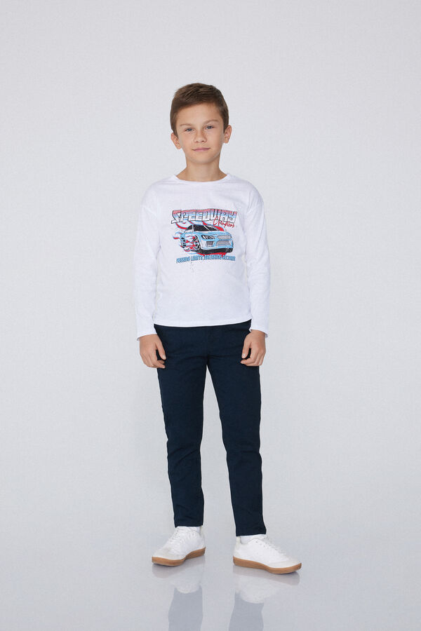 Stretch Cotton Chinos  