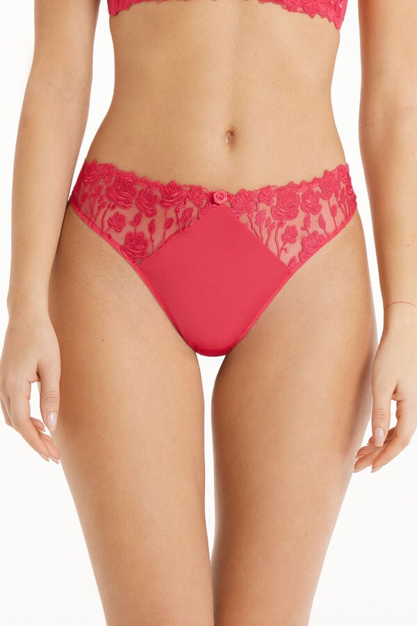 Red Passion Lace Brazil Bugyi  
