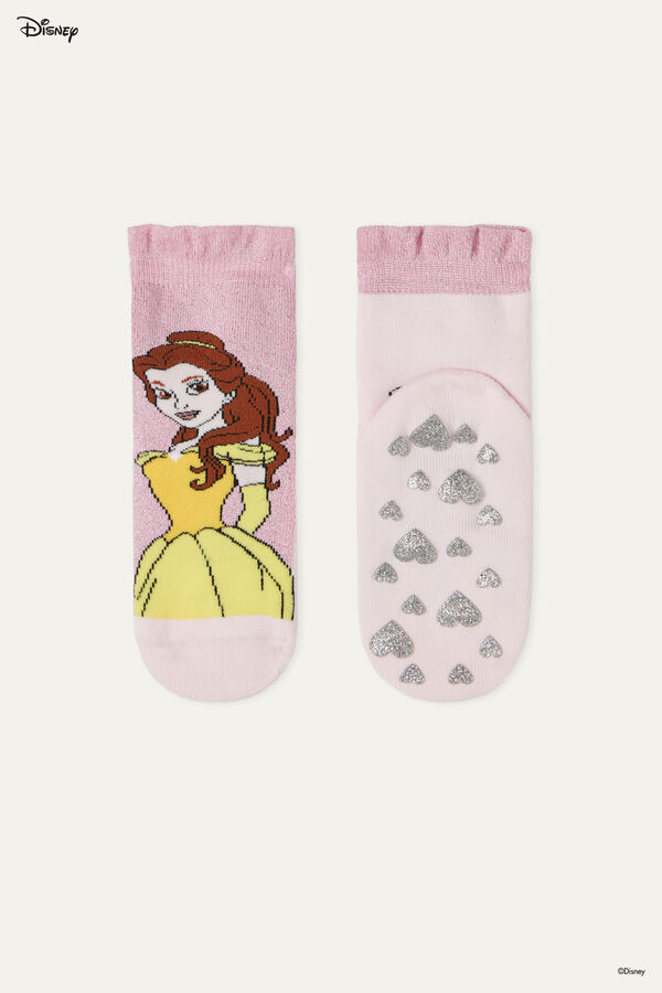 Girls’ Disney Belle Non-Slip Socks  