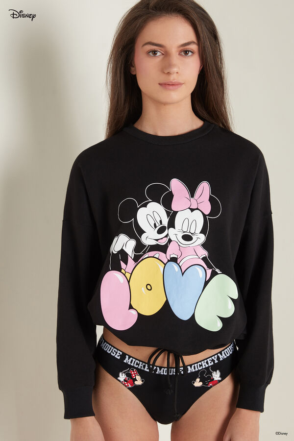 Bavlněná Mikina Disney Mickey Minnie  