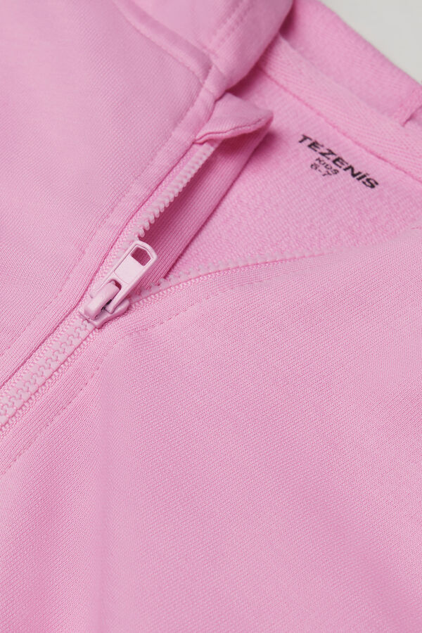 Children&rsquo;s Unisex Cotton Hooded Sweatshirt with Zip  