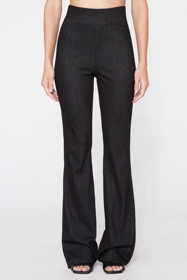 Schlaghose aus Extra-Stretch-Denim  