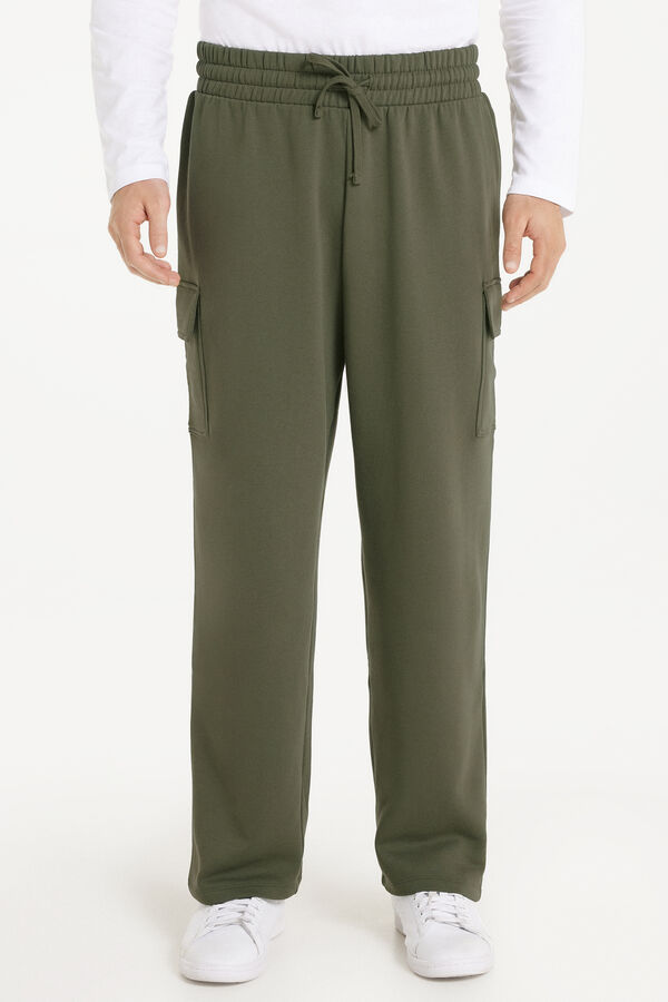 Pantalon Cargo en Molleton  