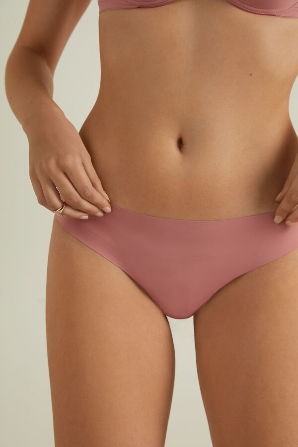 Raw-Edge Microfiber Cheeky  