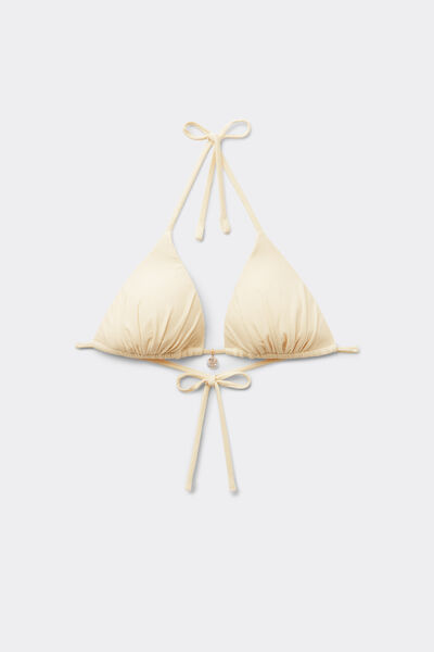Biustonosz Bikini Tr&oacute;jkąt Lekko Usztywniony Paradise Bay Biały