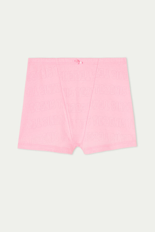 Pantaloncino Vita Alta Effetto Boxer Pretty Pointelle  