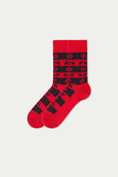 Krátké Bavlněné Ponožky se Vzorem