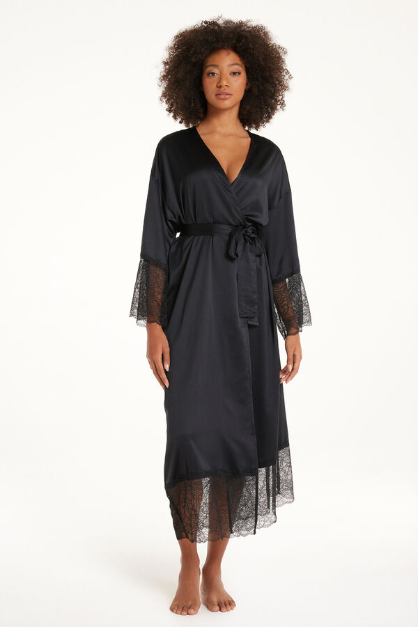 Timeless Lace Long Robe  
