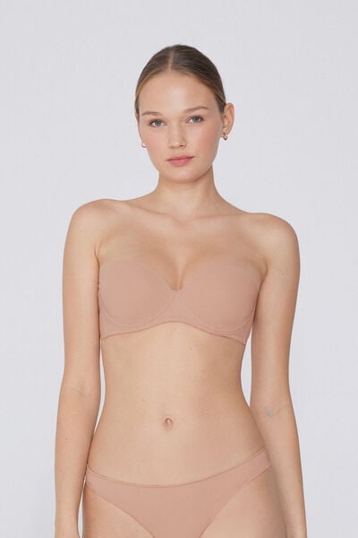 Madrid Super Padded Recycled Microfibre Bandeau Bra