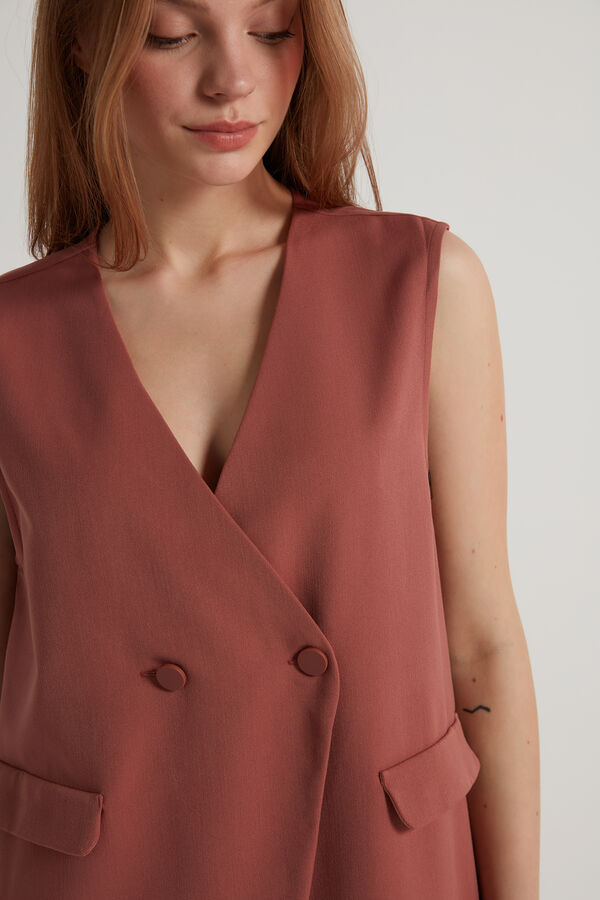 Double-Breasted Dress/Gilet  