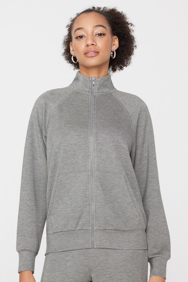 Bluza Zapinana na Zamek Soft Touch  