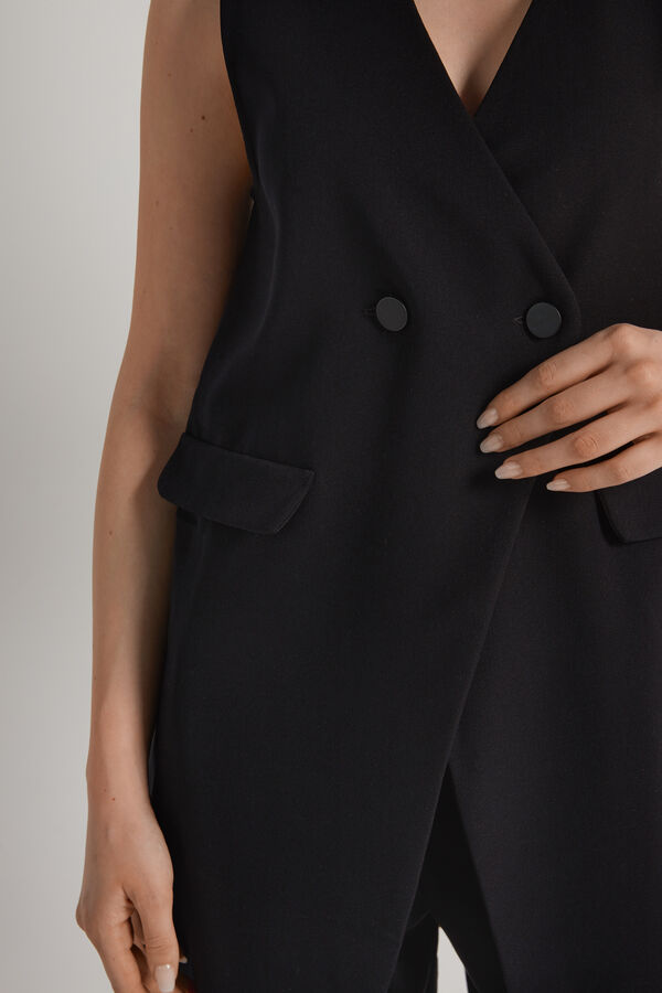 Double-Breasted Dress/Gilet  