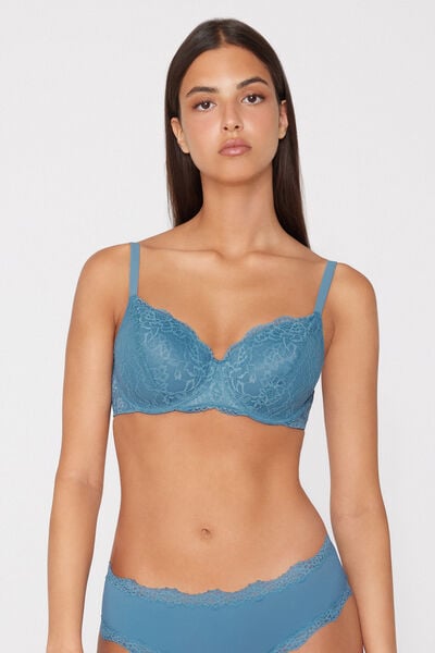 Prague Full Coverage Recycled Lace Balconette Bra