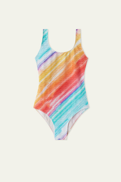 Colourful Shades One-Piece Swimsuit