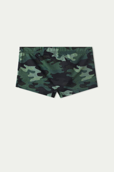 Boy's Printed Swim Shorts