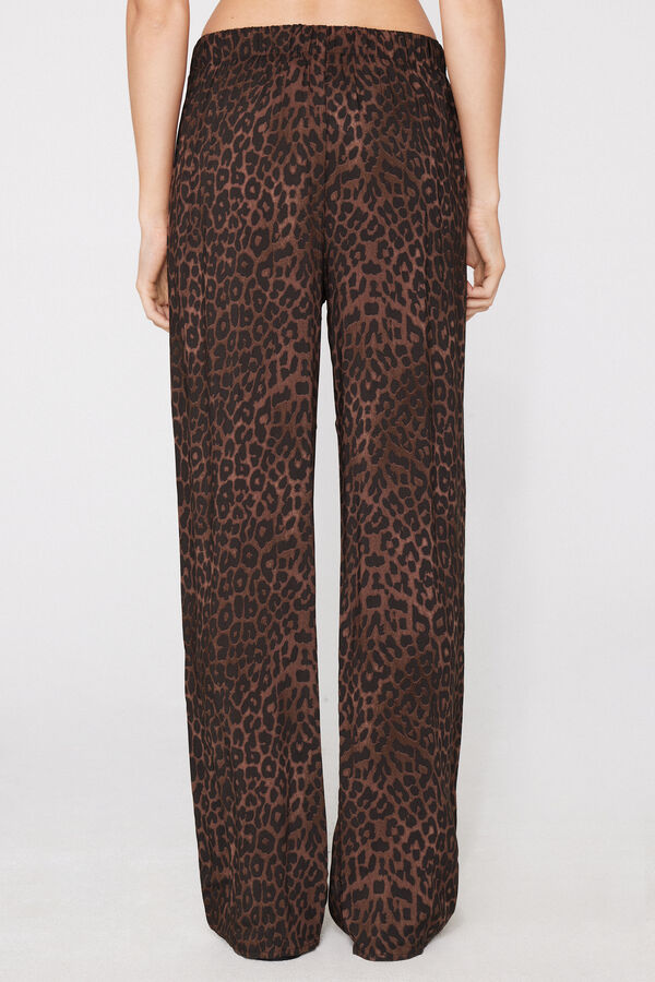 Pantalone Lungo Dritto Tela Viscosa  