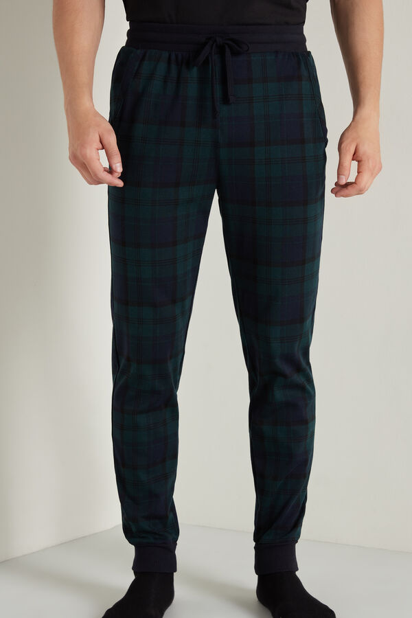 Cotton Trousers with Drawstring  