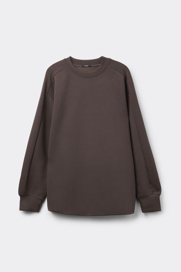 Felpa Girocollo Bande Costina Superior Softness  