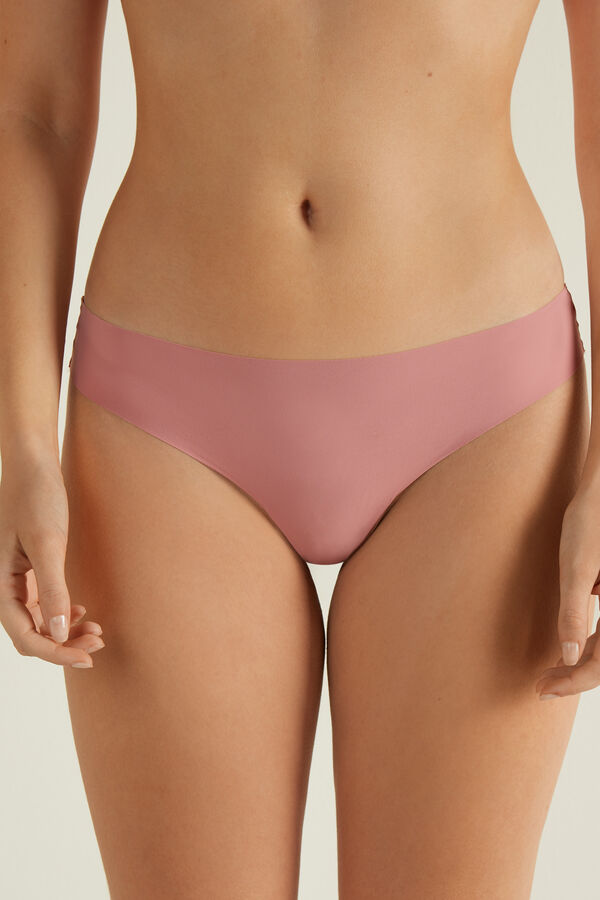Raw-Edge Microfiber Cheeky  