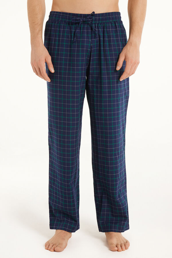 Straight-Cut Cotton Canvas Trousers  