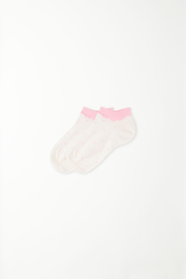 Короткие Хлопковые Носки с Рисунком для Девочек  