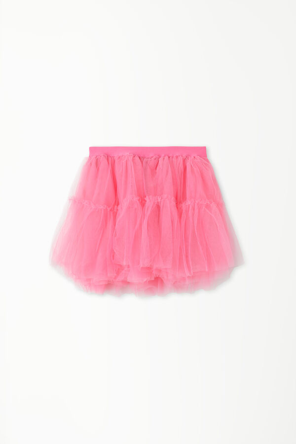 Minirock aus Ballerina-Tüll für Mädchen  