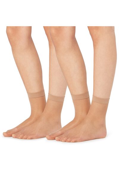 Priehľadné Nízke Ponožky 20 DEN, 2 Páry