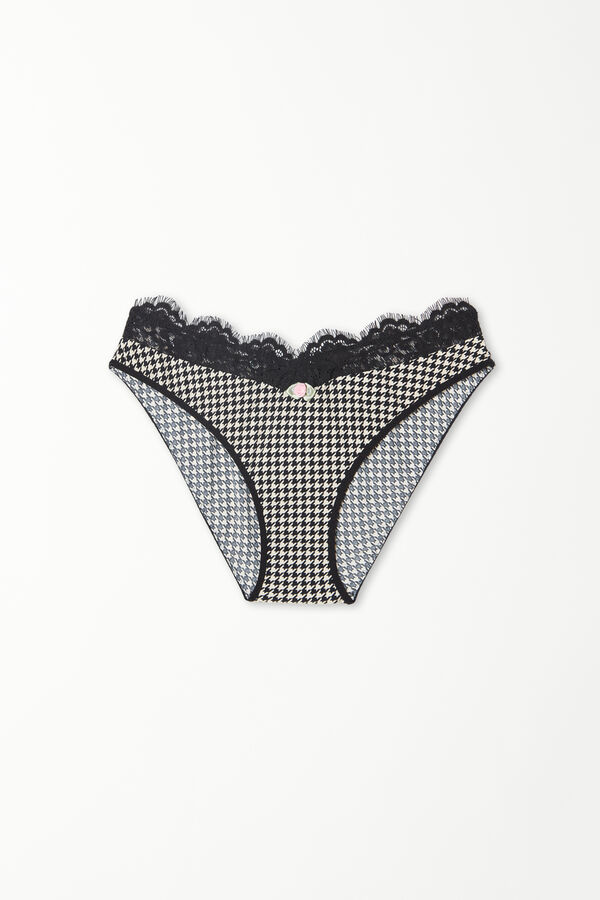 Roses Houndstooth Knickers  