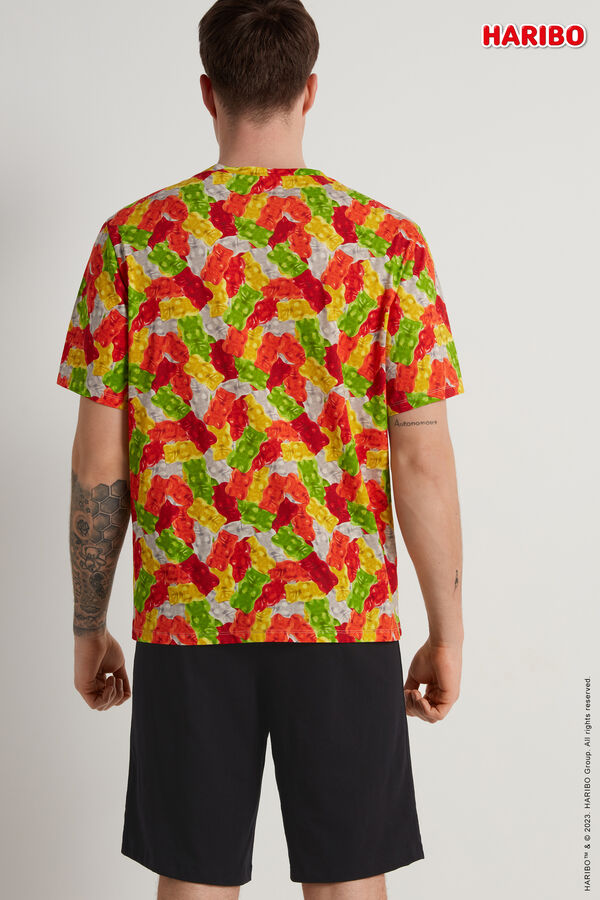 Pyjama Court Coton Imprimé Oursons Haribo  