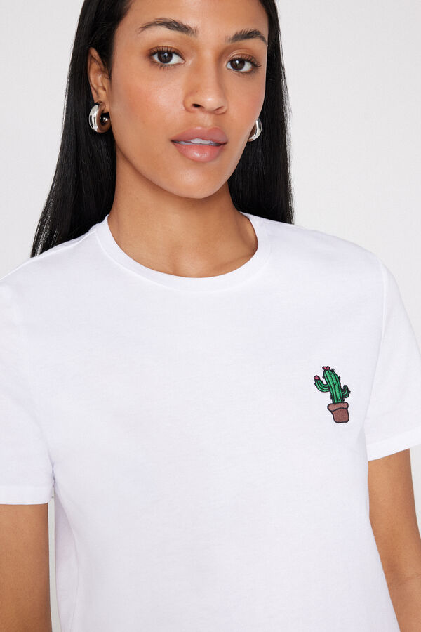 100% Cotton T-Shirt with Print  