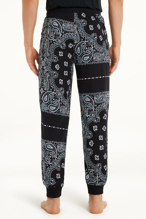 Cotton Trousers with Drawstring  