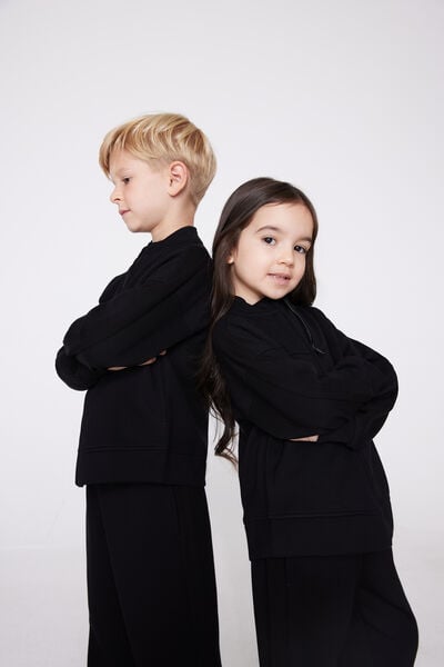 Felpa con Zip Superior Softness Bimbi Unisex Costine