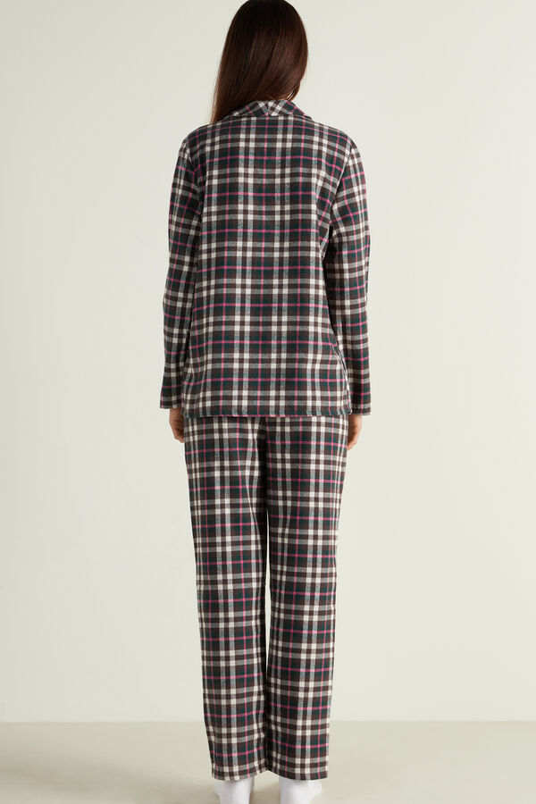 Long Open Flannel Pyjamas  