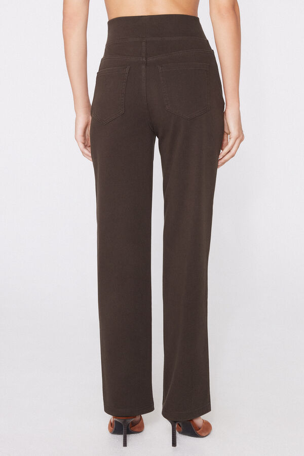 Pantaloni Dritti Denim Extra Stretch  