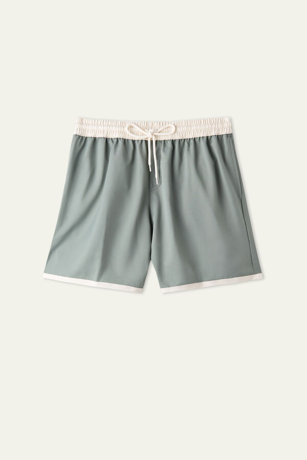 Basic Recycled Contrast Swimming Shorts  