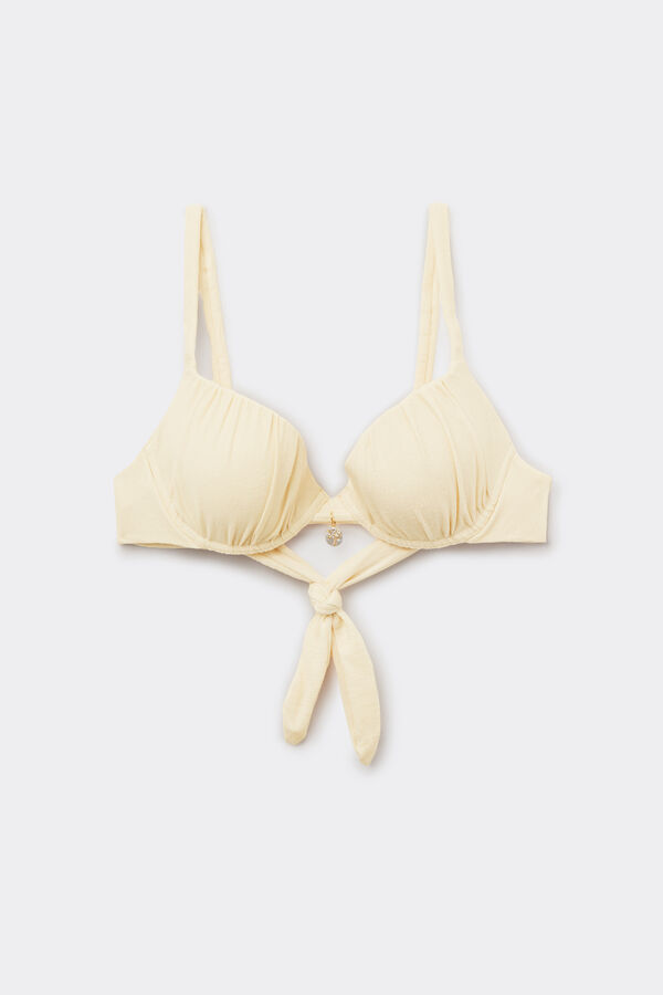 Bikini Push-Up Leggermente Imbottito Paradise Bay Bianco  