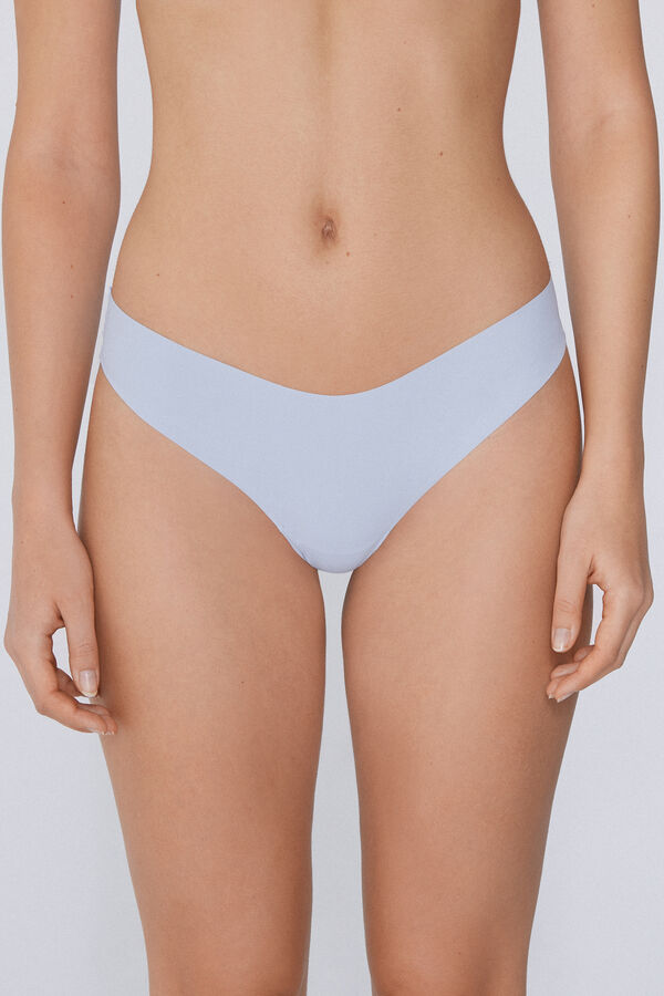 Nahtloser Brazilian Slip mit hohem Beinausschnitt  