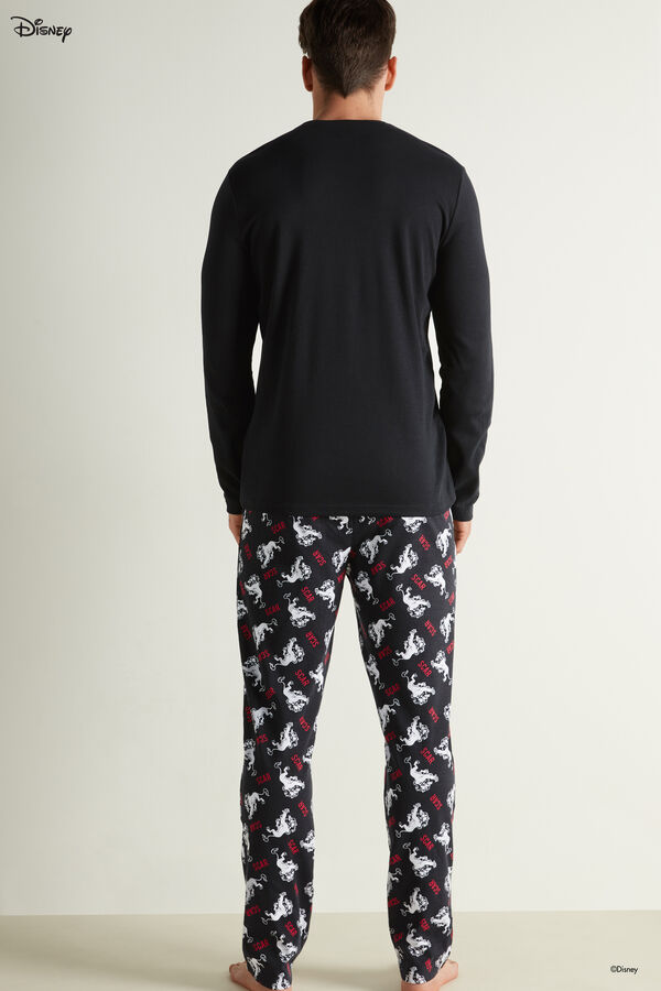 Men’s Long Cotton Pyjamas with Disney Lion King Print  