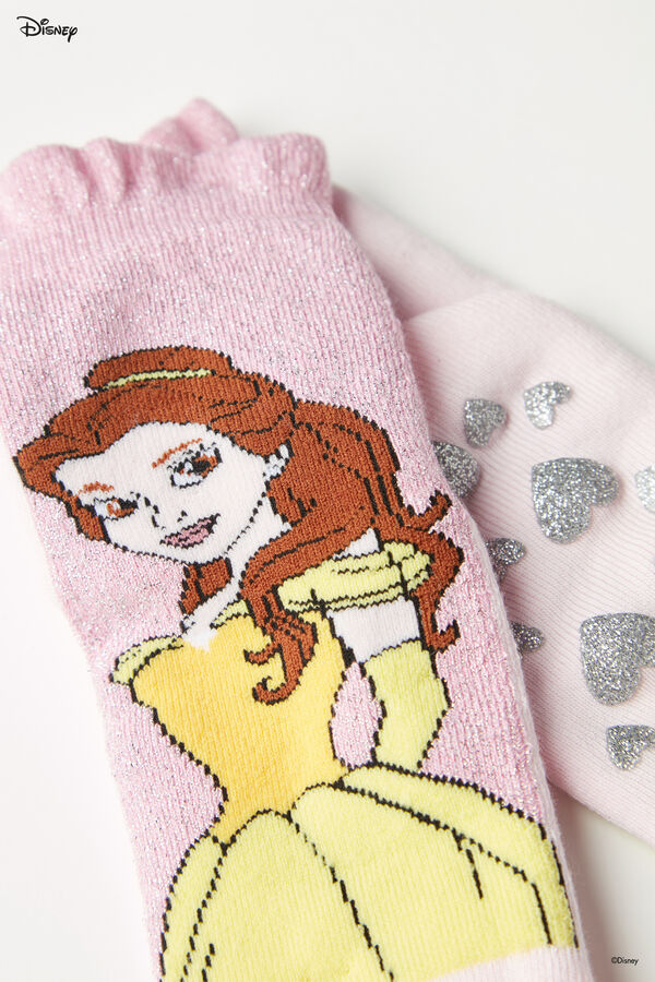 Girls’ Disney Belle Non-Slip Socks  