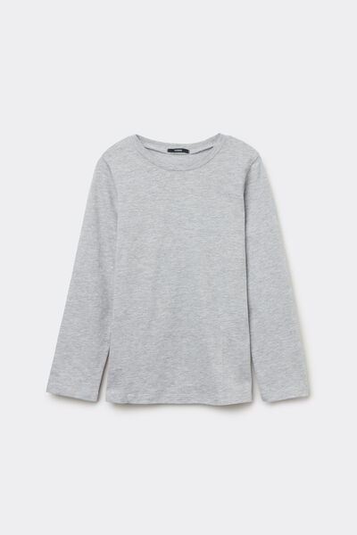 Unisex Kids&rsquo; Basic Long-Sleeved Cotton Top