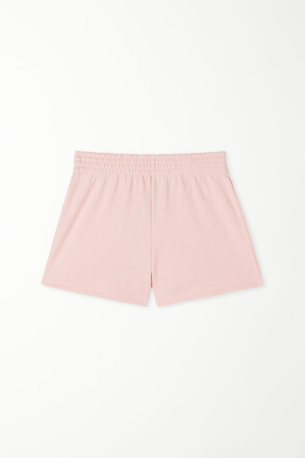 Basic-Shorts aus Baumwollsweatstoff für Mädchen  