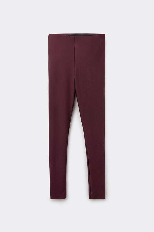 Leggings brilhantes em microfibra  