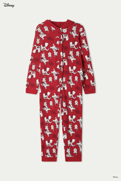 Pijama Salopetă Unisex cu Imprimeu Winnie Pooh