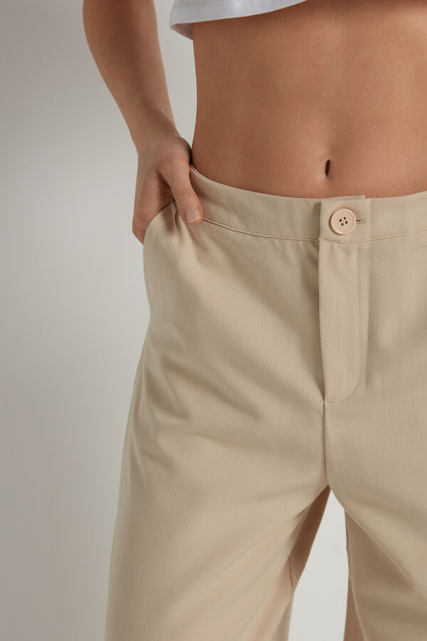 Straight Cloth Pants with Pockets Tezenis