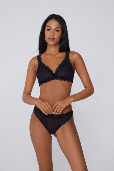 Σουτιέν Τρίγωνο Havana Ελαφρώς Ενισχυμένο Petite Pois