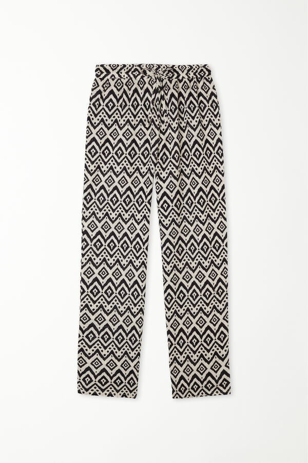Pantaloni Lungi din Bumbac Super-Lejer 100%  