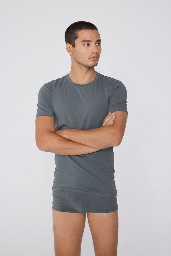 Organic Stretch Cotton T-shirt  